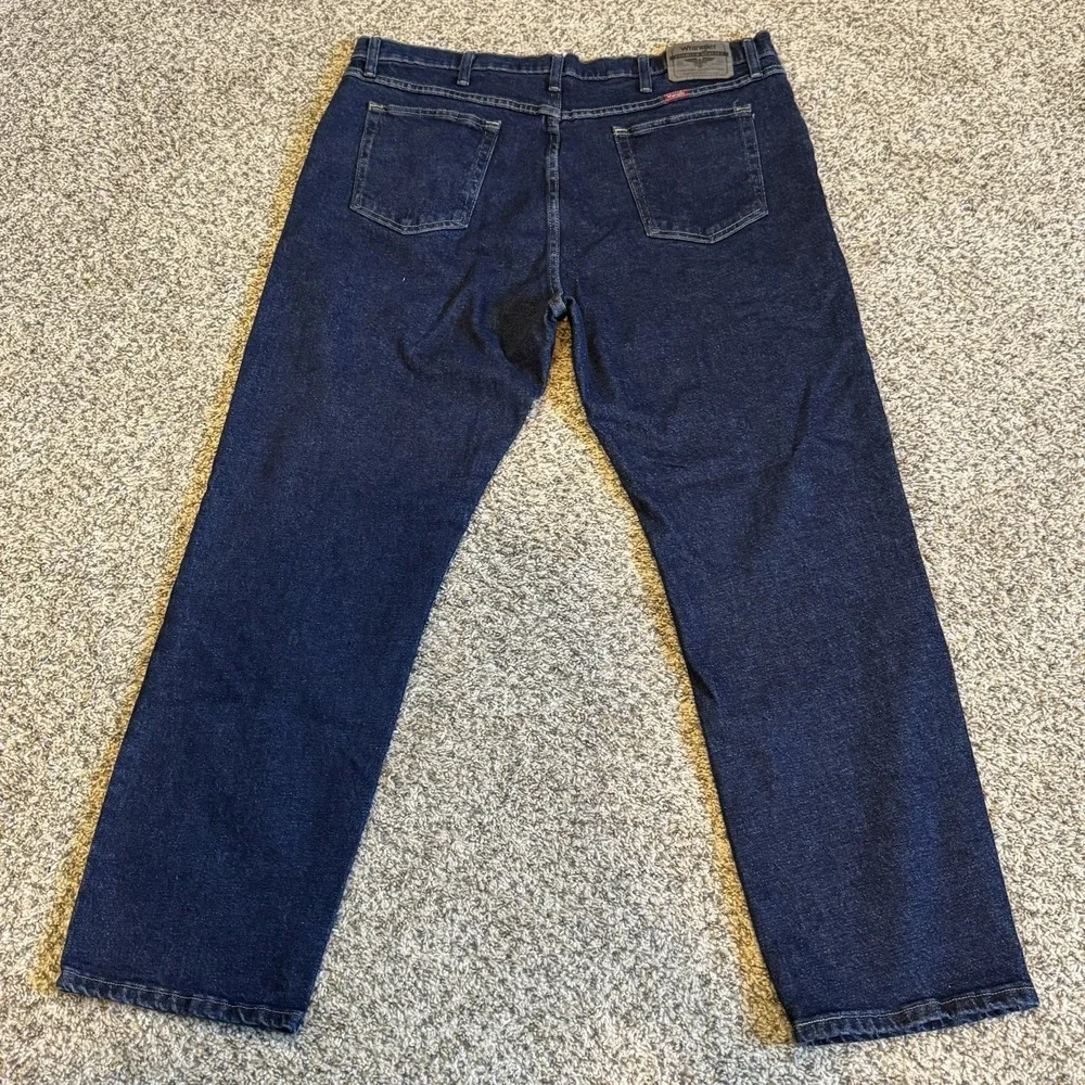 NWT Wrangler Flex Regular Fit 5 Star Premium Denim Mens Size 40x30 Blue Jeans